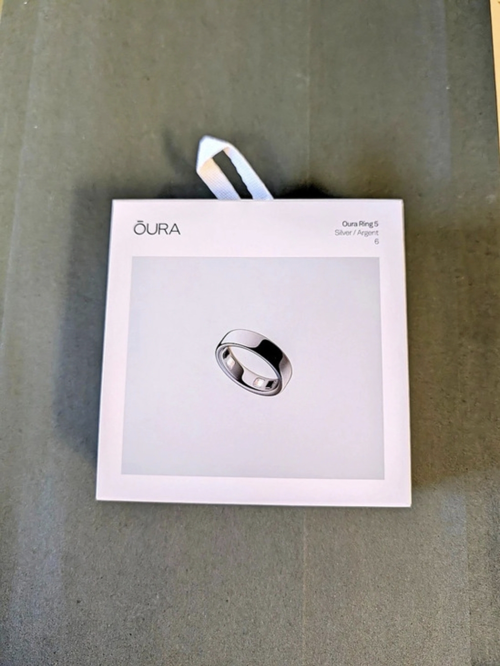 ŌURA Ring 5 Silver Like New